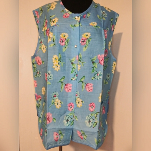 *3 for $15*NWT Vintage 90s floral print Apron - Picture 2 of 8